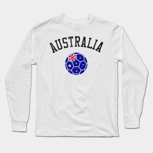 Australia Soccer Team Heritage Flag Long Sleeve T-Shirt